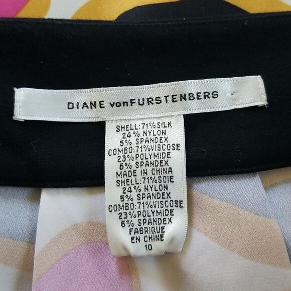  DIANE Von FURSTENBERG Silk Blend Tulip Mini Dress - Picture 6 of 7